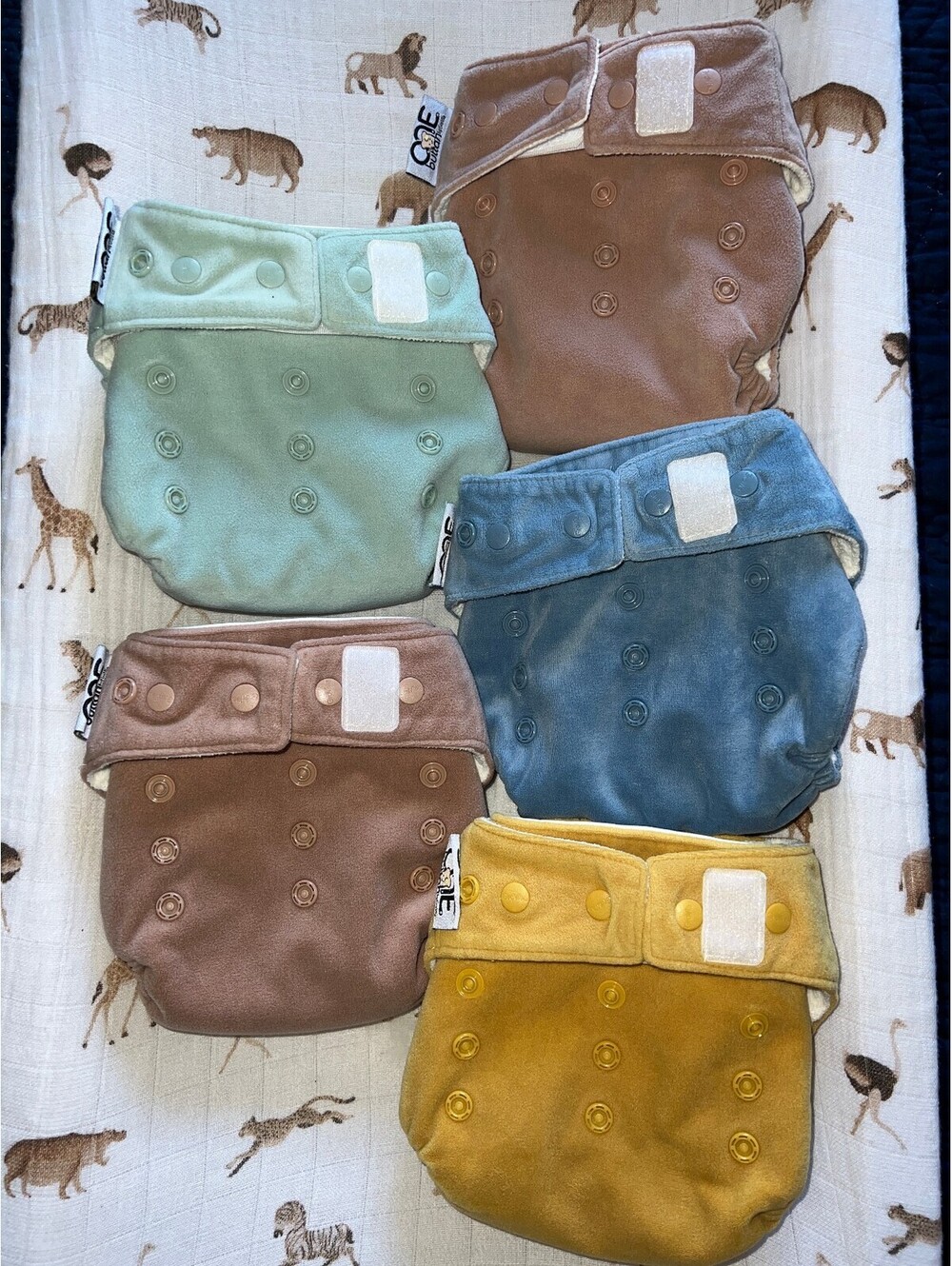 5 Grovia Buttah O.N.E. All in One cloth diaper
